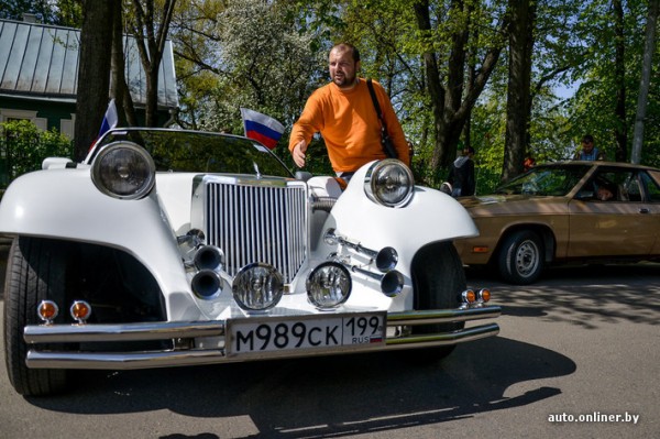 Ретропарад автомобилей в Минске