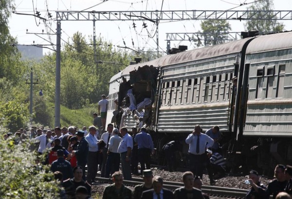 Железнодорожная авария в Подмосковье