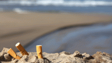 пляж для некурящих